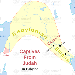 Captives from Judah in Babylon