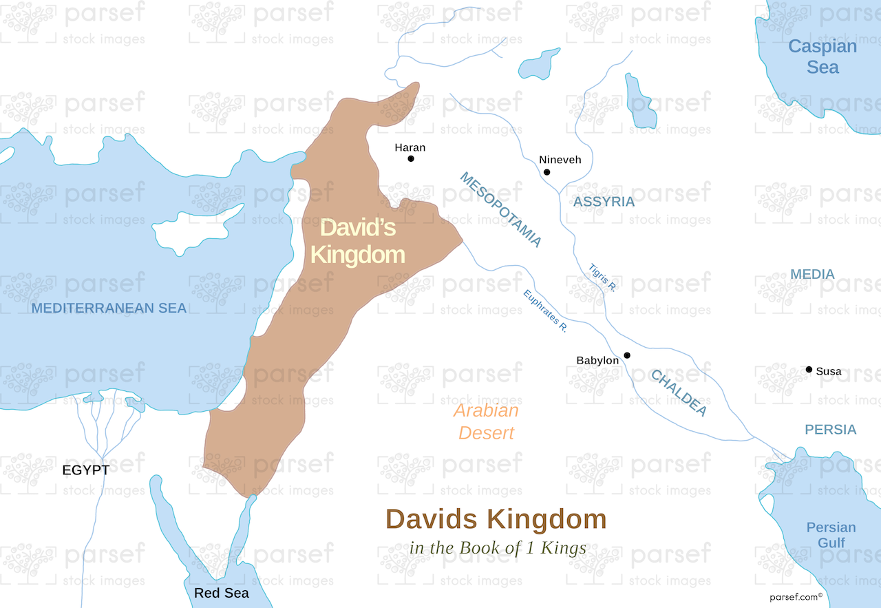 David’s Kingdom Map image