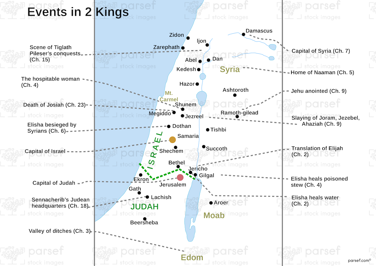 Events in 2 Kings Map image