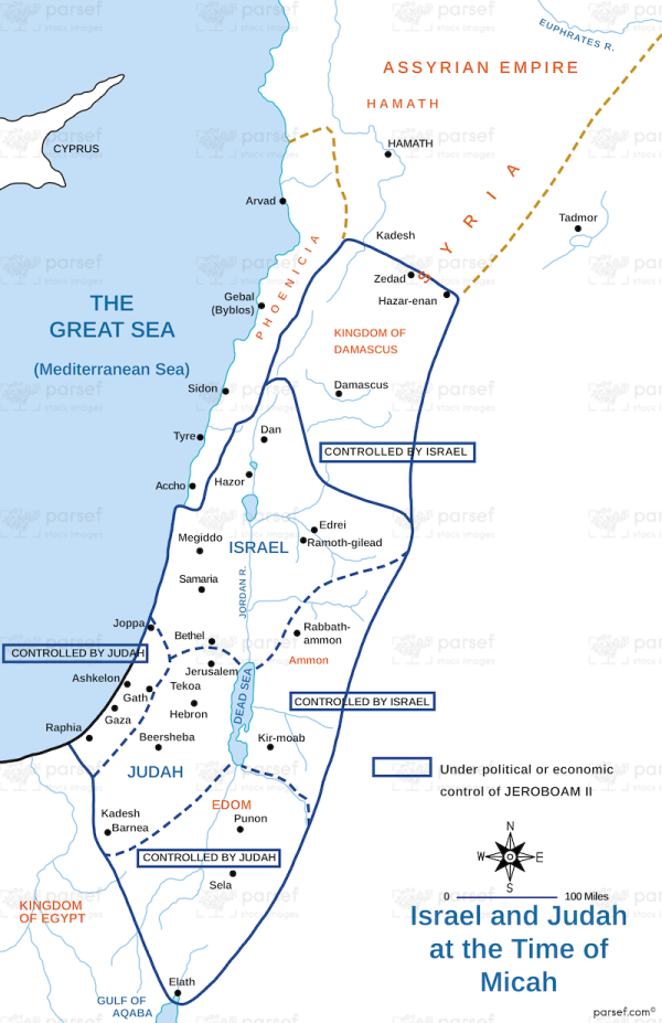 Israel and Judah at the time of Micah