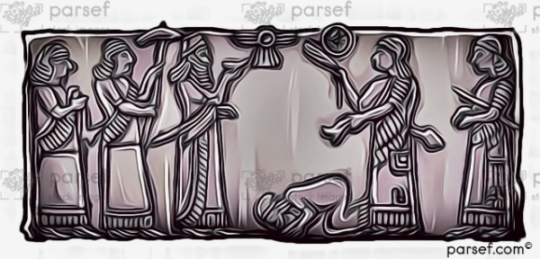 Jehu Kneeling from Black Obelisk of Shalmaneser III