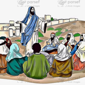 Jesus Teaching His Disciples