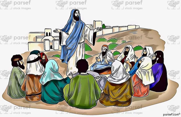 Jesus Teaching His Disciples