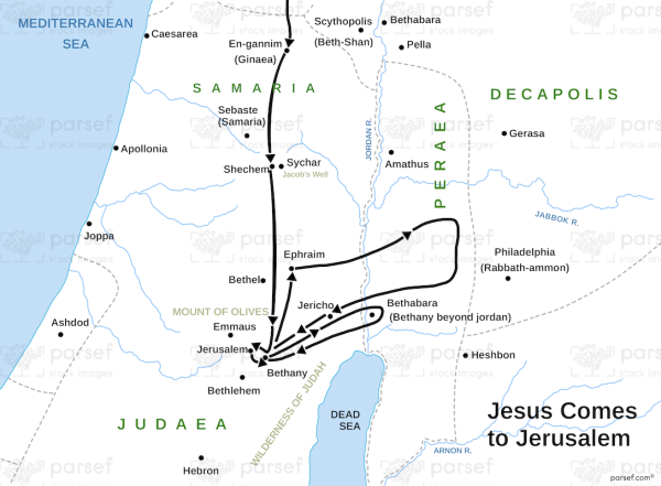 Jesus Comes to Jerusalem