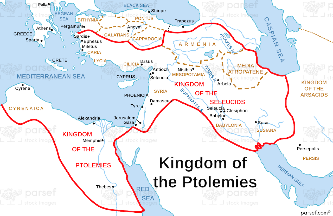 Kingdom of the Ptolemies Map image