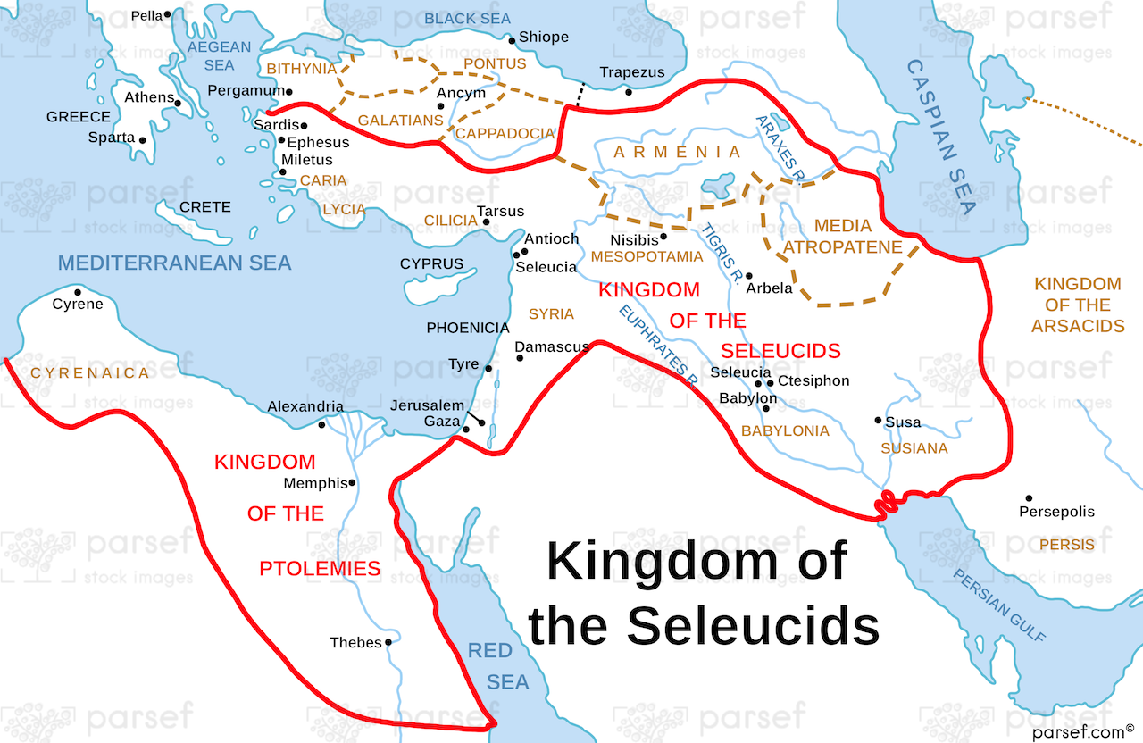 Kingdom of the Seleucids Map image