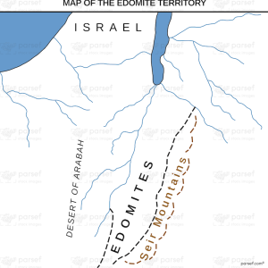 Map of the Edomite Territory