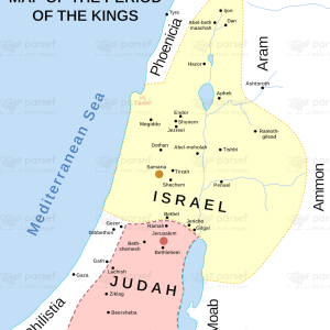 Map of the period of the kings