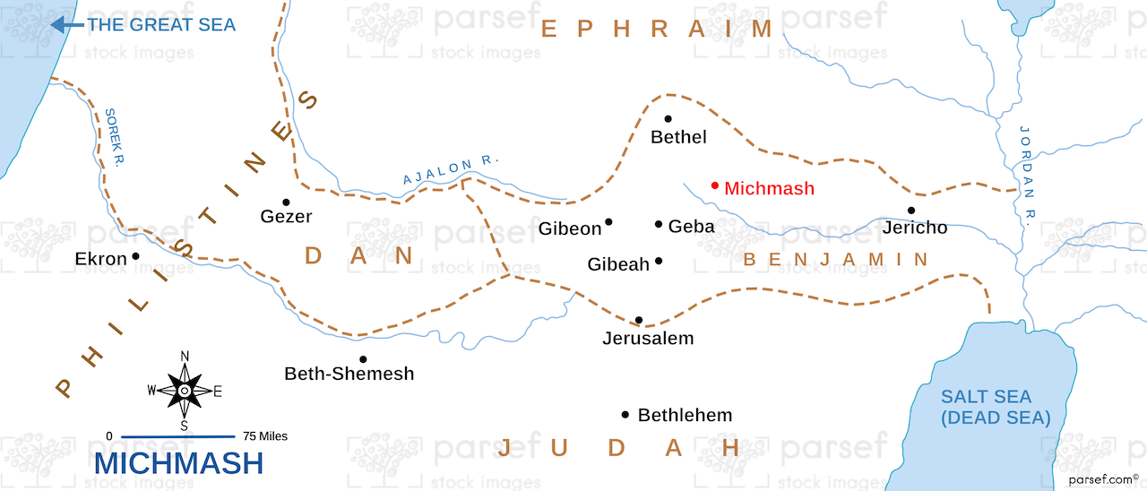 Michmash Map image