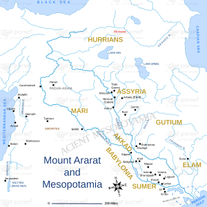 Mount Ararat and Mesopotamia