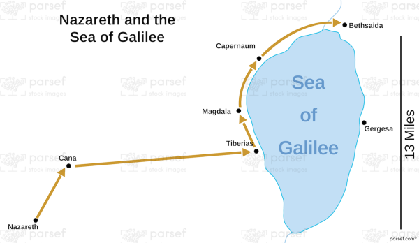 Nazareth and the Sea of Galilee