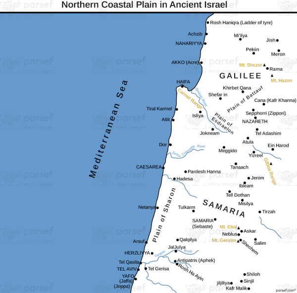 Northern Coastal Plain in Ancient Israel