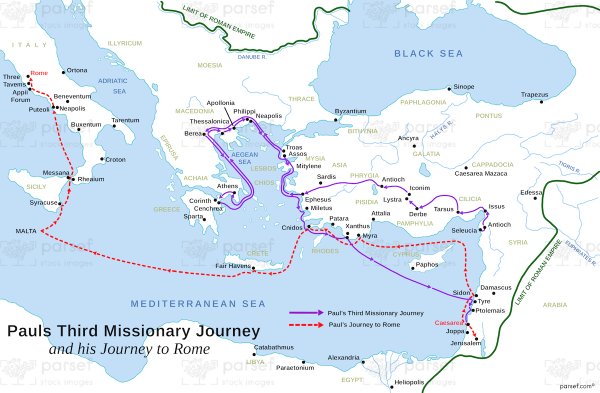 Acts Pauls Third Journey and Rome