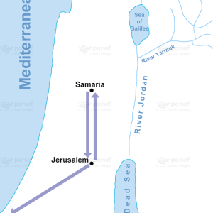 Phillip Journeys to Samaria and Gaza