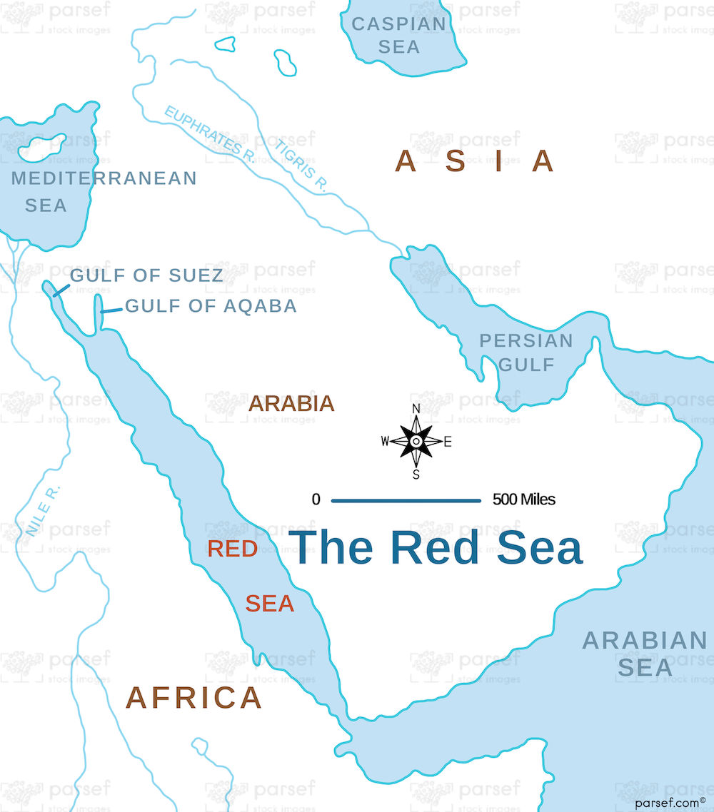 The Red Sea Map image