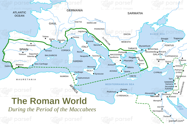 The roman world during the period of the maccabees