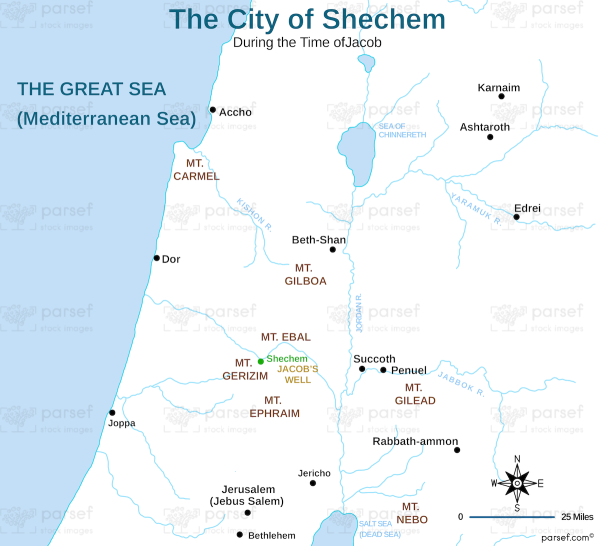 The city of shechem