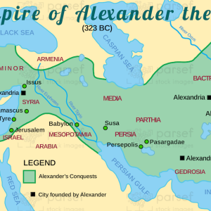 The empire of Alexander the Great