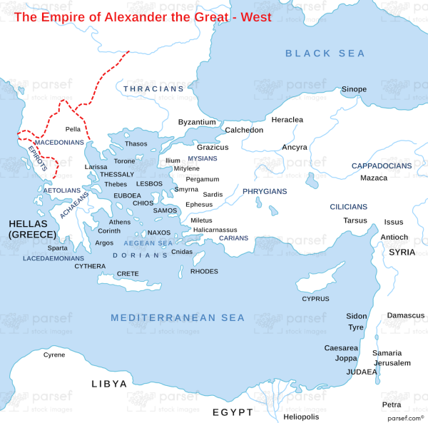 The empire of alexander the great