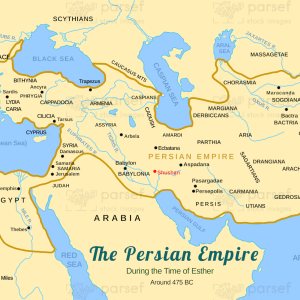 Persian Empire around 475 BC