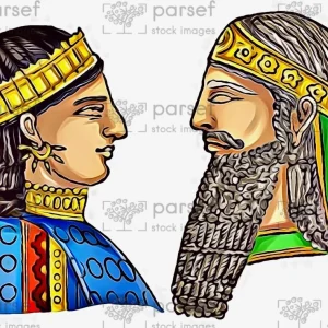 Assyrian King and Queen