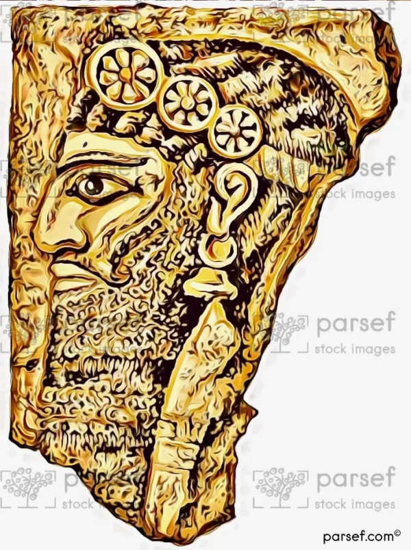Assyrian on Stone Relief