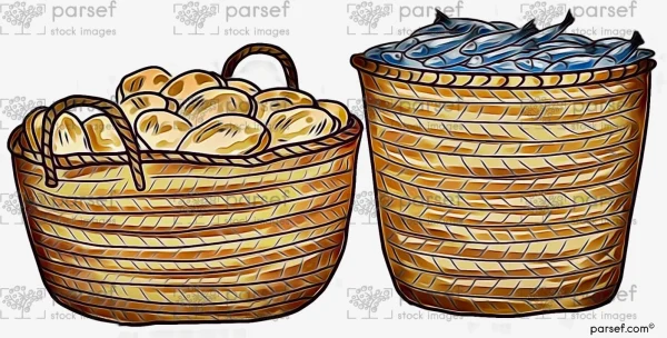 Baskets of Bread and Fish