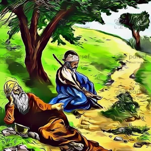 Blind Beggars by the Road