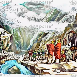 Hannibal Crossing Alps