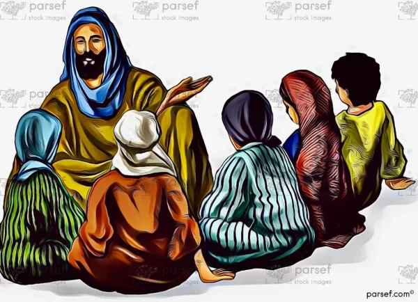Jesus Teaching the Children