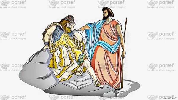 Prophet Speaking to the King