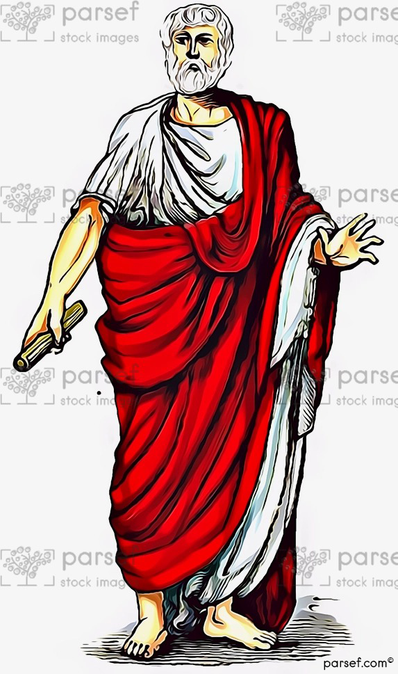 Roman Man Wearing Toga