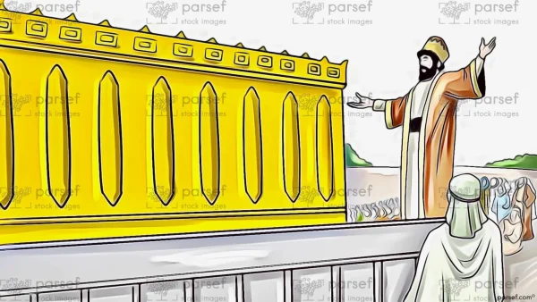 Solomon Dedicating Temple