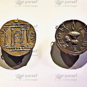 Temple Facade Coin