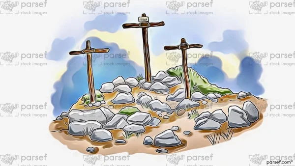 Calvary with 3 Crosses