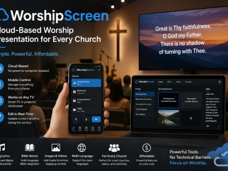 How WorshipScreen Makes Digital Worship Simple, Affordable, and Accessible